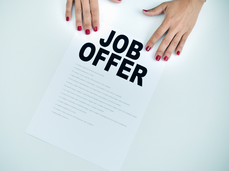 How to nail a job offer